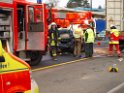 VU PKW unter LKW A 1 Rich Dortmund Koeln West AS Loevenisch P157